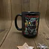 Una Taza Negra de Cerámica DIY de 15 oz Se Puede Personalizar con Patrones de Fotos, Imágenes a Color y Logos, y Se Puede Enviar en Nombre del Cliente