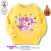 Sudadera de Dibujos Animados para Niñas 2024 Nuevo Estilo Casual Algodón Cuello Redondo para Bebés Niñas Primavera y Otoño Ropa Infantil de Dibujos Animados