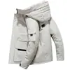 Bekeni 2026 Primavera Nueva Chaqueta de plumón de Trabajo para Hombre, Chaqueta de plumón con Capucha a Prueba de Frío de Invierno