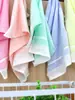 Toalla para Niños Marca 70Yf Shanghai de Algodón Mercerizado, Hilo de 60S, Estilo Delgado para Lavado de Cara de Niñas en Verano, Número de Artículo 6430