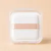 Esponja de Polvo Triángulo de Piña Blanca en Caja, Ultra-Suave, No Absorbe el Polvo, Doble Uso para Maquillaje Seco y Húmedo, Esponja para Cushion al por Mayor