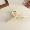 Novo Estilo Outono e Inverno Presilha de Cabelo de Pelúcia Cor de Café para Mulheres, Presilha Tubarão de Alta Qualidade, Presilha de Cabelo da Moda para a Parte de Trás da Cabeça, Acessórios de Cabelo Atacado