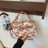 Bolso pequeño informal retro de estilo europeo y americano para mujer, moderno, de piel de serpiente, sencillo y distintivo, para teléfono móvil, bandolera de hombro.
