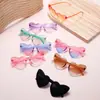 Nuevas Gafas de Sol Unisex con Forma de Corazón Estilo Europeo y Americano Transfronterizas para Mujer, Moda Tiktok, Efecto Adelgazante para Caras Grandes, Gafas de Sol Infantiles de Montura Completa