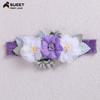 2022 Transfronterizo Nuevo Lolita Accesorios para el Cabello Tela Elástica Diadema de Princesa Liso Elegante Puntada Combinada Flor de Princesa