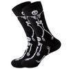 Otoño e Invierno 2023 Amazon Nuevos Calcetines de Media Caña de Animales Geométricos Calcetines para Hombre Calcetines Divertidos de Calavera Calcetines Sonrientes para Mujer Calcetines de Moda
