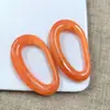 Nuevo colgante de cadena para suéter hecho a mano con resina de gradiente de colores, forma irregular, accesorio para pendientes, componente de llavero