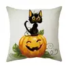 Funda de Cojín para Sofá Estilo Nuevo de Halloween, Cojín Decorativo y Cómodo de Terciopelo Piel de Durazno, Suave al por Mayor