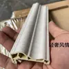 Fibra de Bambú Cintura Revestimiento de Pared Panel de Pared Integrado Moldura Decorativa Alféizar de Ventana Media Pared Remodelación Tira Selladora de Borde de 5 Puntos