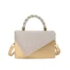 Verano 2026 nueva moda bolso simple para mujer estilo coreano bolso de mano moderno bolso de hombro para mujer bolso cruzado de lentejuelas brillantes