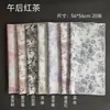 Día de la Madre Té de la Tarde de Moda Papel de Regalo de Flores Kraft Estilo Europeo Papel de Regalo para Ramo de Flores Frescas Claveles DIY en Stock