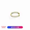 Brinco de Orelha Cuff de Titânio F136 Agulha Reta Zircônia Brilhante Dupla Face Brincos de Toque de Luxo Anéis de Cartilagem da Orelha Joias de Piercing de Titânio G23