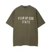 Marca Americana Tendência Essenciais Camiseta Casual Solta de Manga Curta com Estampa de Letras para Homens e Mulheres Tops de Casal