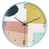 Reloj de pared de 12 pulgadas reloj de pared sala de estar moda creativo hogar dormitorio reloj moderno simple silencioso reloj de cuarzo