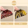 Pinza para el pelo grande de Carey con forma de Calabaza para Mujer, Nueva Pinza de Garra de Alto Nivel para Verano, Accesorio para el pelo tipo Pinza de Tiburón