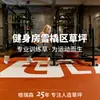 Esterilla para trineo gimnasio césped fitness entrenamiento alfombra antideslizante área grande cobertura total interior aislamiento acústico absorción de impactos alfombra