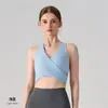 Sutiã esportivo para emagrecimento transfronteiriço com lindo design nas costas, sutiã fitness plus size para corrida e treino, roupa de yoga para usar como outer wear com bojos embutidos