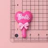 Desenho animado brilhante viagem Barbie diy resina acessórios joias grampo de cabelo caseiro capa de celular copo de água adorno de cabeça atacado
