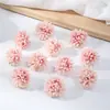 Flores de Crisantemo Artificiales de 3.5cm, Accesorios Florales DIY para Ropa y Zapatos, Cabezas de Crisantemo Bolas, Decoraciones para Cajas de Dulces de Boda