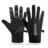 Luvas Masculinas de Inverno com Forro de Fleece Espessas Quentes Impermeáveis Antiderrapantes 2024 Novas Luvas de Tela Sensível ao Toque para Ciclismo de Bicicleta Elétrica para Mulheres