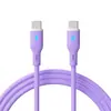 Cable de Datos con 5 Núcleos, Cable de Silicona Totalmente Compatible, Adecuado para iPhone, Huawei, Samsung, Apple Carga Rápida Cable de Carga PD