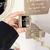 Adecuado para Apple 11 Watch iWatch 12ª Generación Se Funda de Diamantes de Doble Fila Applewatch 9/10 Funda Semi Hueca