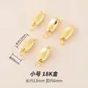 Acessórios de Fecho Lingote Banhado a Ouro 18K Prata 925 Conector para Colar de Pérolas DIY Pulseira Material de Fecho Atacado