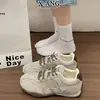 Sapatos de Treino Alemães de Couro Genuíno para Aumentar a Altura Femininos 2026 Outono/Inverno Novos Sapatos Versáteis para Mulheres Sapatos Esportivos Casuais Sapatos Forrest Gump