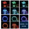 Luz Nocturna LED Acrílica Exclusiva Transfronteriza en Forma de Corazón para San Valentín Lámpara de Mesa 3D Creativa Se Puede Fabricar Según Dibujos