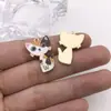 Paquete de Materiales de Accesorios de Joyería Colgantes de Gato Lindos Estampados con Aceite Goteando de Dibujos Animados 10 Piezas para Collares Pendientes DIY