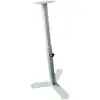 Soporte ajustable en altura y extensible - para usar con una caja de botones de operación con doble mano (la versión móvil usa tornillos en lugar de patas niveladoras)