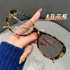 Óculos para Miopia que Mudam de Cor, Armação Oval de Alta Qualidade Estilo Coreano, Armação de Óculos da Moda Versátil para Uso Interno e Externo, Óculos com Filtro de Luz Azul