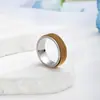 Anillo Nuevo de Acero de Titanio para Hombre Anillo Simple de Acero Inoxidable Venta al por Mayor Anillo Personalizado para Pareja Venta Directa de Fábrica