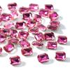 Joyería para uñas diamante de fondo puntiagudo amor diamante corazón torcido diamante rojo rosa diamante largo octogonal cuadrado gordo almohada uña diamante de agua 10