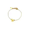 [Acero de titanio para todo el cuerpo] Pulsera de cadena de mariposa con láser personalizada de Dongdaemun para mujer, celebridad de internet, retro, para novias