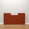 Mesa redonda de madera maciza, mesa de comedor redonda, mesa de superficie redonda, mesa de hogar, mesa redonda, cara, placa redonda grande, separada, madera entera