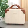 Maleta Estuche de Regalo Retro Estuche Cosmético Macaron Maleta Pequeña Souvenir Ventilador Bolsa de Almacenamiento Conveniente