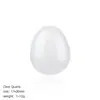 Ovo Pequeno em Forma de Ovo de Cristal Natural Transfronteiriço Páscoa Ágata Pássaro Esculpido Ovo de Pássaro Forma de Pedra Bruta Ornamento de Mão Ovo de Jade