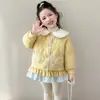 Chaqueta de Forro Polar para Niña 2026 Primavera/Otoño Nueva Elegante Ropa de Otoño para Niños Chaqueta Engrosada Acolchada Top de Otoño para Bebé Niña
