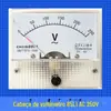 Cabeça de medidor de corrente de ponteiro mecânico DC 85C1 50 100 200 500MA 1A 2A 5A 10A