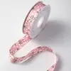 Cinta de Patrón de Flores 520, Lazo para Decoración de Caja de Regalo con Ramo Floral, Cinta de Lazo Hecho a Mano para Empaque