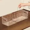 Caja de Almacenamiento para Tazas de Té de Escritorio, Retráctil con Divisores, Portátil, Multifuncional, Portavasos para Tazas de Té y Vasos de Papel para Barra de Casa