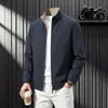 Jaqueta Masculina de Outono com Gola Alta Direto da Fábrica Fácil de Cuidar Roupa Externa Casual Várias Cores em Estoque Dropshipping Jaquetas Masculinas