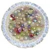Resina que Cambia de Color UV Brillo Fino Dorado Similar Forma Irregular Colgante para Cadena de Teléfono DIY Material para Pulsera Agujero Recto Accesorios de Joyería Cuentas Sueltas