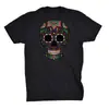 Camiseta Deportiva de Verano para Hombre 2026 con Estampado 3D de Calavera Estilo Americano, Camiseta de Algodón Puro Personalizable para Hombre, Artículo para Verano Caluroso