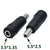 Adaptador de CC 5.5/2.5 Macho a Hembra 3.5/1.35 3.5*1.35mm Hembra a 5.5*2.5mm Macho