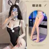 Lingerie Sexy Private Moon [Coelho Amor de Sucubo] Conjunto Cosplay de Menina Coelho - Não precisa tirar a roupa, Busto Pequeno Parece Maior, Transparente, Traje de Beleza Misteriosa