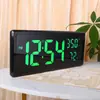 Fabricante Pantalla Grande Hogar Simple Reloj Despertador Digital LED Proyección Temperatura y Humedad Digital Colgante Escritorio Reloj Digital