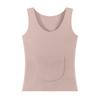 Chaleco de doble bolsillo para mujer, protector de barriga, calentador de estómago, calentador de cintura, posparto, a prueba de frío, ropa abrigada con chaleco de bolsillo, compra 2, obtén 10 calentadores gratuitos
