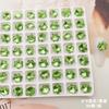 Explosiones de sonido de sacudida 8*8mm copo de nieve taladro de uñas puntiagudo color mágico japonés taladro de vidrio para uñas accesorios DIY decoración de uñas